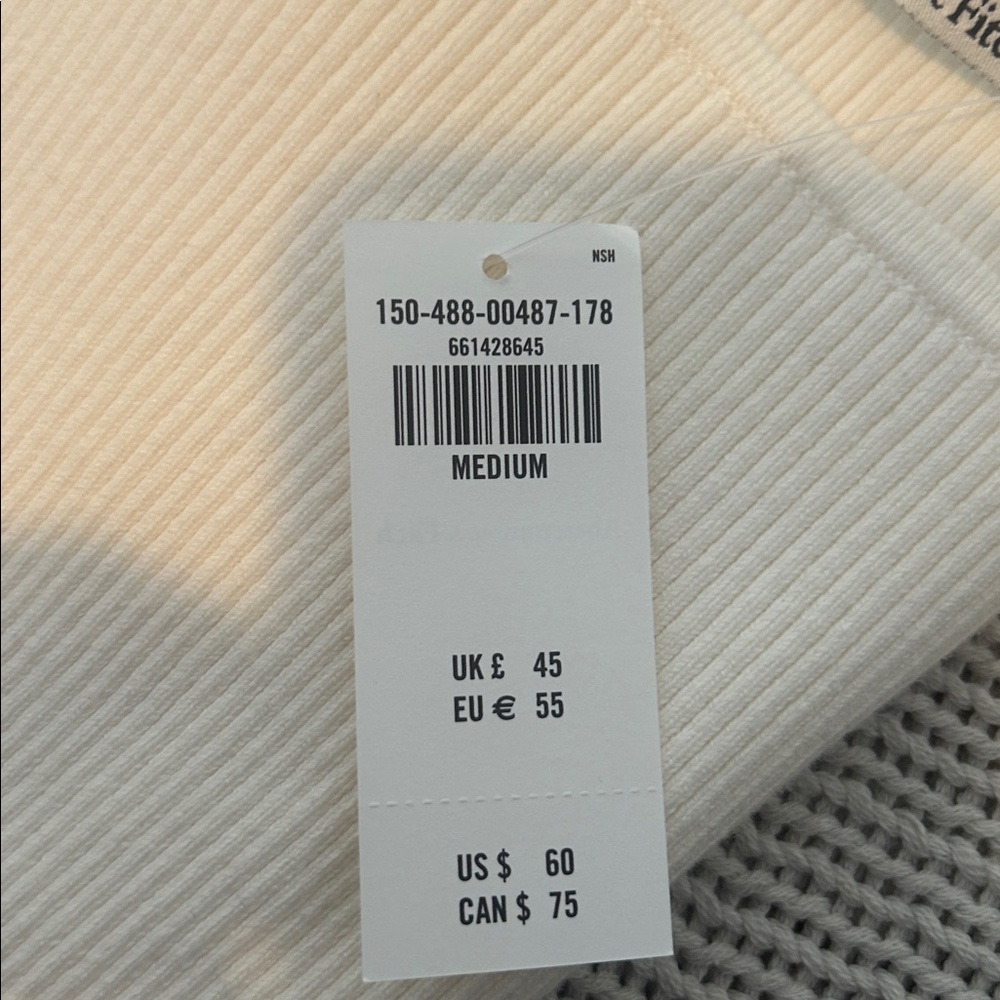 Abercrombie & Fitch Cream Button-Detail Tank Top - Picture 5 of 5